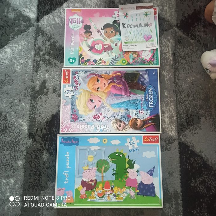 Zestaw puzzli dla 3+ Latków