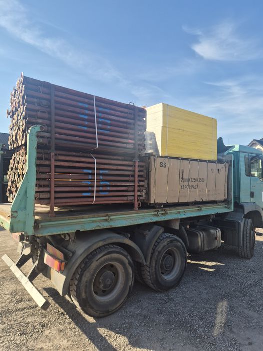 Sklejka szalunkowa Płyta Topolowa Stemple budowlane Dźwigary H20 Głowice Krzyżowe Trójnogi Korony stojak Podpory budowlane metalowe Płyta Szalunkowa