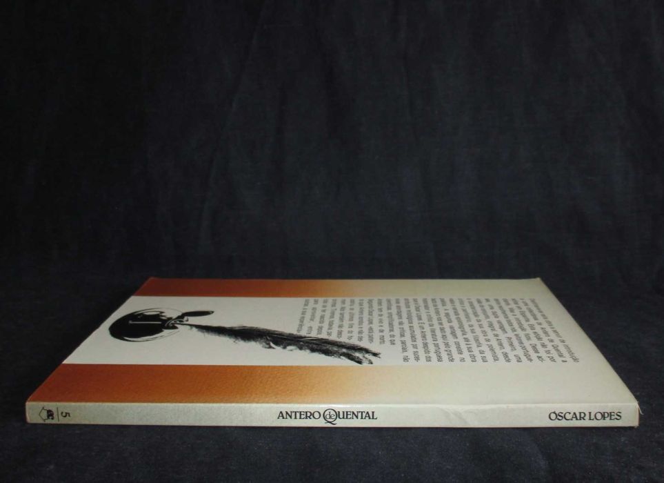 Livro Antero de Quental Óscar Lopes
