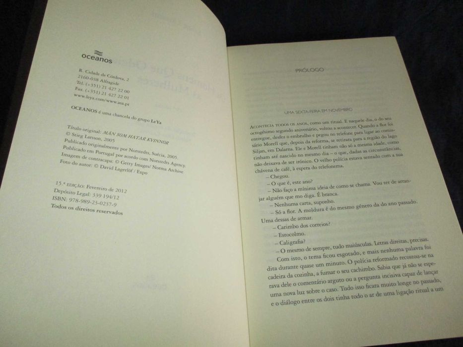 Livro Os Homens que Odeiam as Mulheres Stieg Larsson