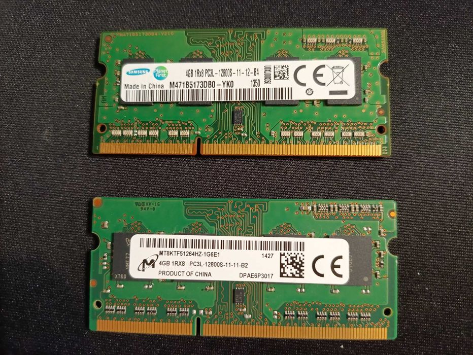 Оперативна пам'ять SODIMM 8 Gb (2x4Gb)