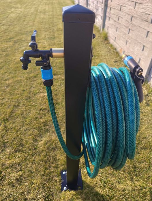 Kran ogrodowy, hydrant, słupek
