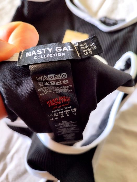 Strój kąpielowy / swimsuit / black / czarny / Nasty Gal /