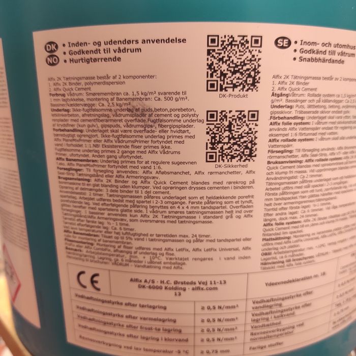 Гидроизоляция Alfix 2k 10кг