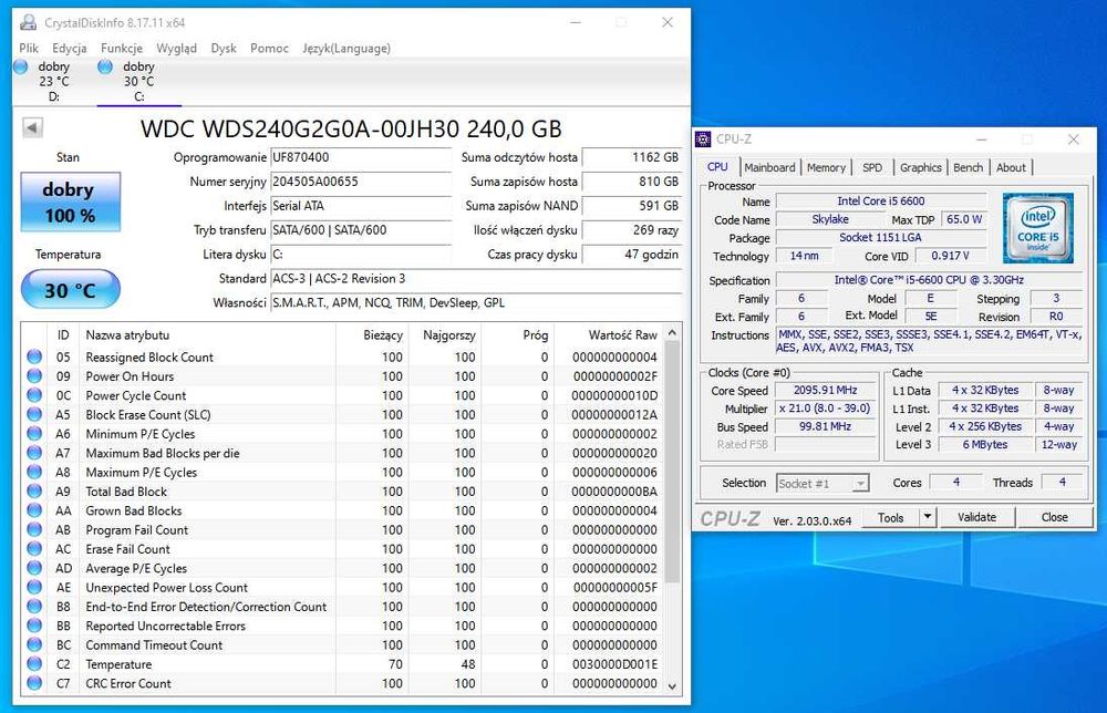 Komputer HP Elitedesk 800 G2 SFF, i5-6600 vPro, SSD 256GB
