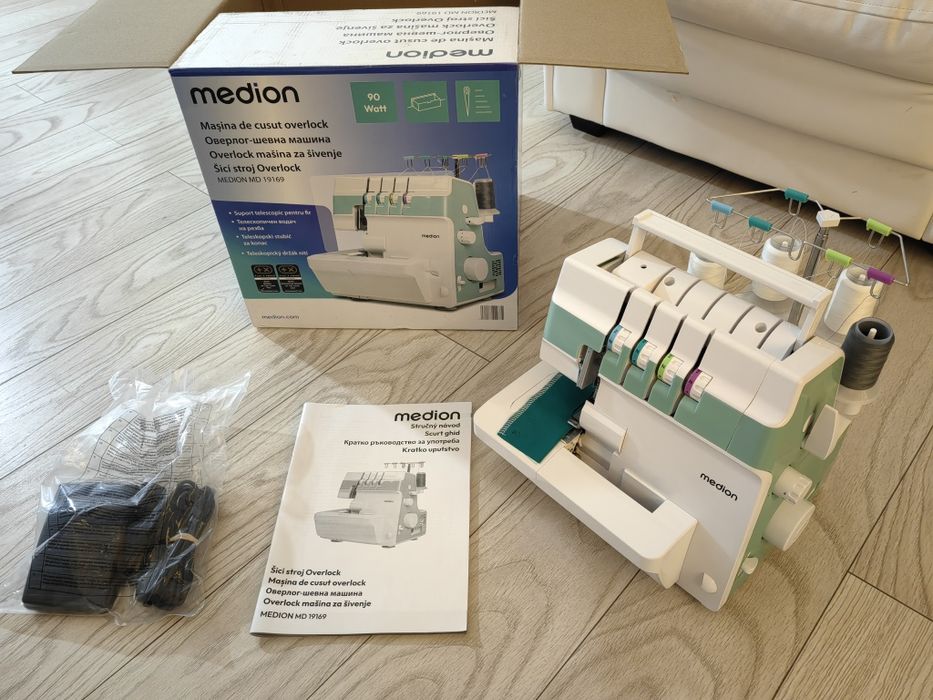 Оверлок MEDION MD 19169 /швейна машина Нові