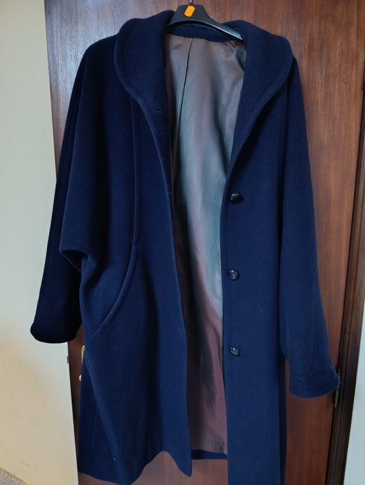 Sobretudo e casaco de couro