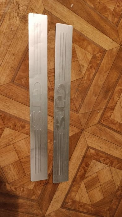 Oryginalne nakładki progowe GTS Opel Vectra C / Signum - Aluminium