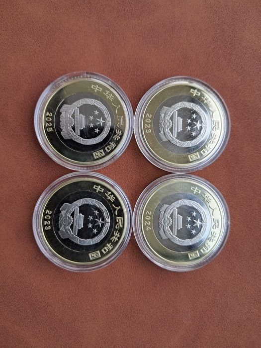 Lot of 4 Coins – China – Commemorative – NATIONAL PARKS – UNC64551352696322121