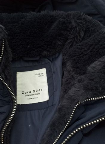 Vendo Kispo 11-12 anos azul escuro da Zara, como novo de menina - ofer