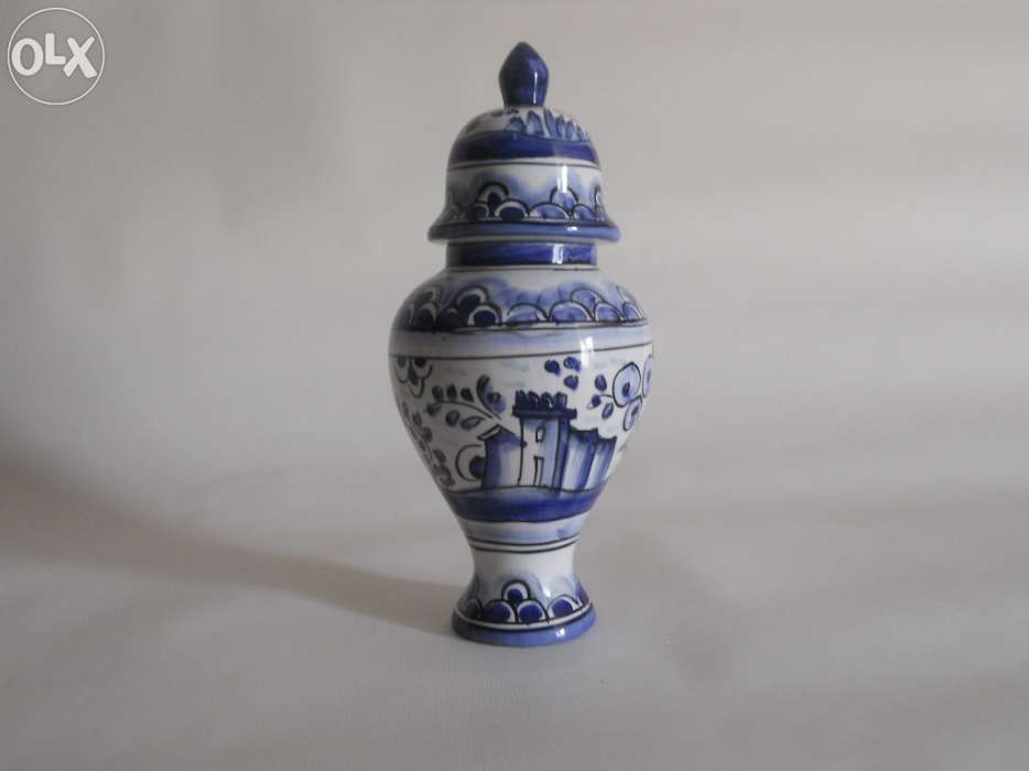 Natal - Antiguidade - Pote em faiança de Coimbra - (vintage)