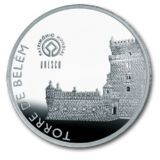 Moeda 2.50€ Torre de Belém e Moeda One Pound 2017