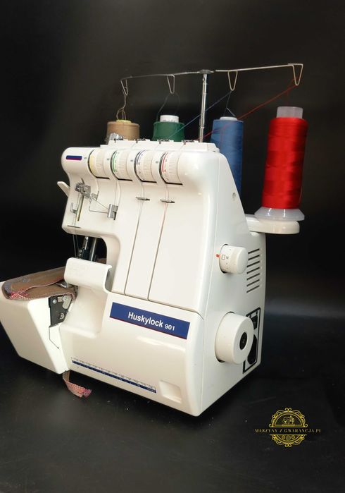 Szwedzki Owerlok skóra  jeans dresówka  dzianina Gwarancja 12 msc