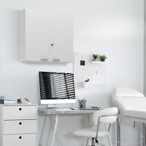 Wisząca apteczka metalowa z wada