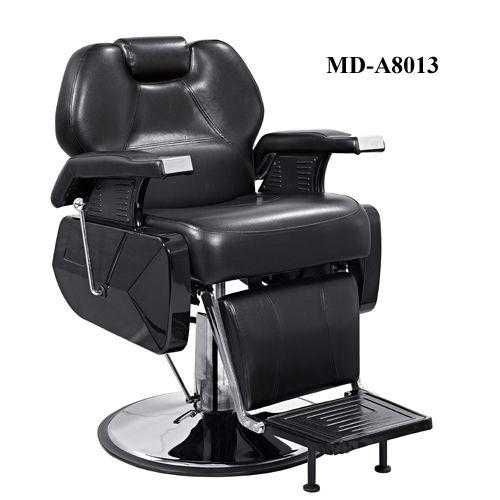 Кресло перукарське для барбершопа LONDON Elite чорне, коричневе