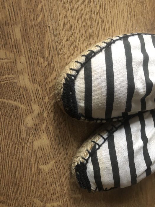 Espadryle w paski