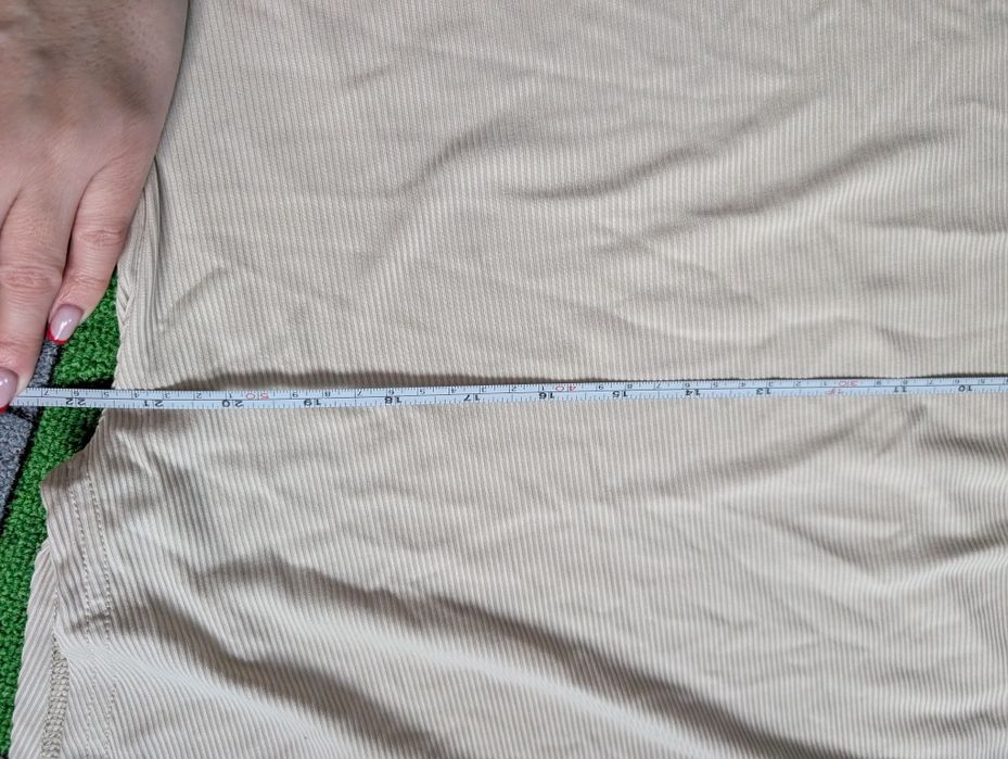 Nowy komplet damski prążkowany legginsy i bluzka rozm xl shein