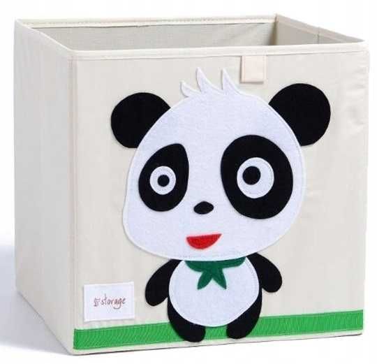 POJEMNIK KOSZ na zabawki dziecka MIŚ PANDA - twardy filc