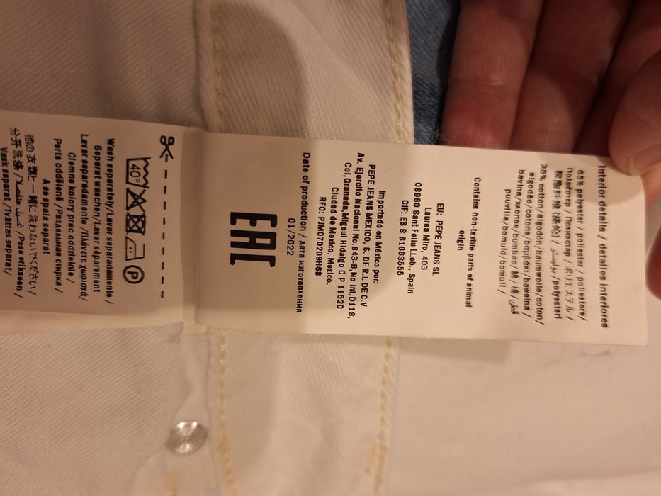 Pepe Jeans, damskie spodnie dżinsowe, r. 30/28