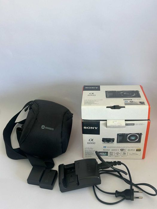 Sony A600 - com bolsa, duas baterias e caixa original