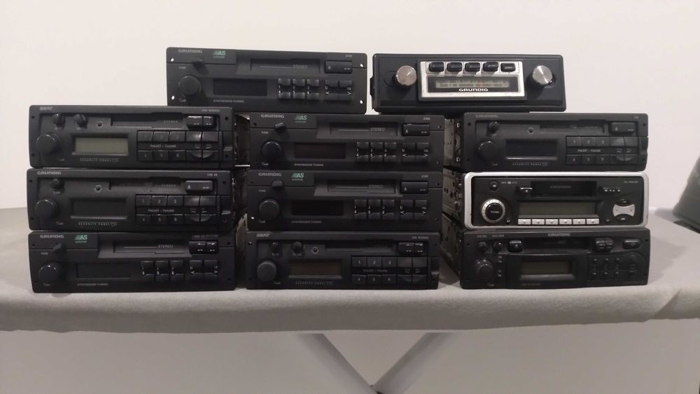 Auto rádios originais dos anos 70 , 80 , 90 ,2000 e mais modernos
