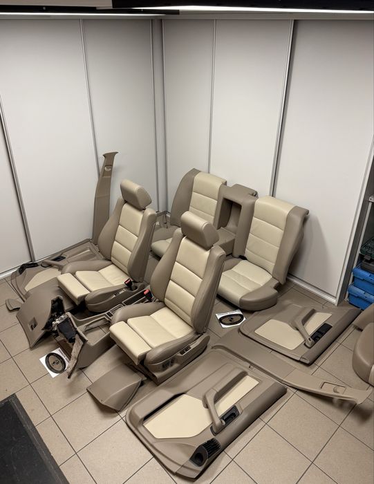 Wnętrze sportsitze m5 e34 pełna skora nappa