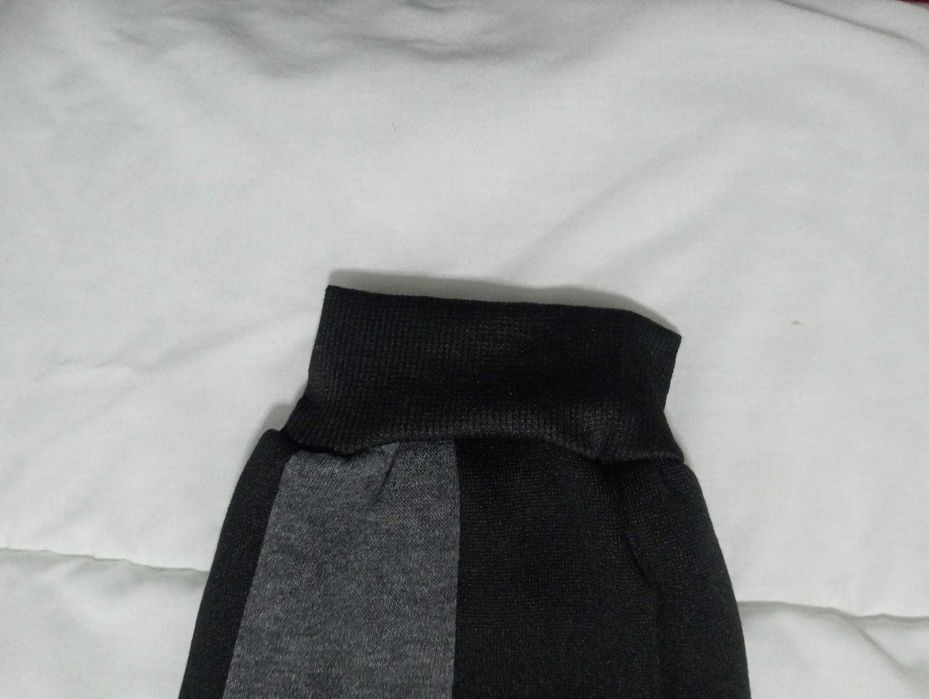 Fato de Treino Completo (Moletom) – Preto/Cinza – NOVO – TAM S/M