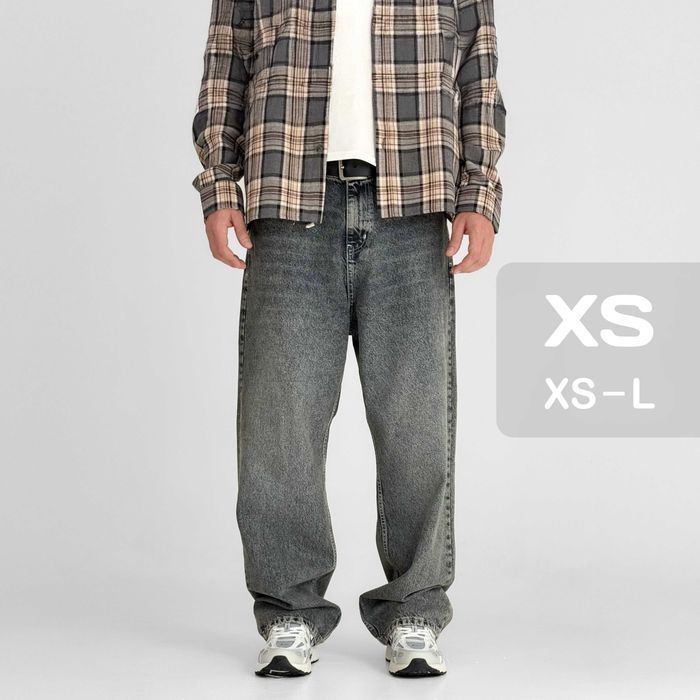 Джинси чоловічі baggy jeans, широкие джинсы мужские реп rap sk8 ск8 XS