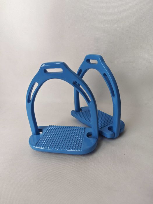 Strzemiona nowe, stopka 12 cm niebieskie