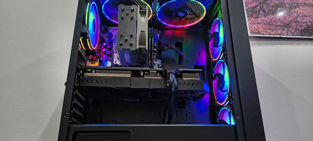 Komputer Gamingowy: RX 5700 XT 8GB/RYZEN 5 4500 /SSD M.2/ARGB/AM4