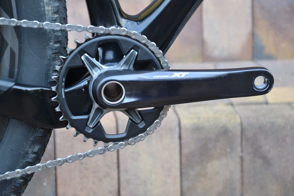 Giant XTC 1 full Deore XT 12s FOX SC koła karbon M 10,3kg bdb!