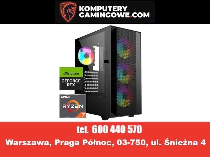 Nowy Komputer Gamingowy Ryzen 7 5700x 32GB 1TB RTX 5060 8gb Win11 Gawarancja 24mc Faktura 23% KomputeryGamingowe.com