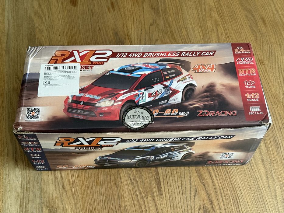 Model RC ZD Racing RX12 VW Polo 1:12