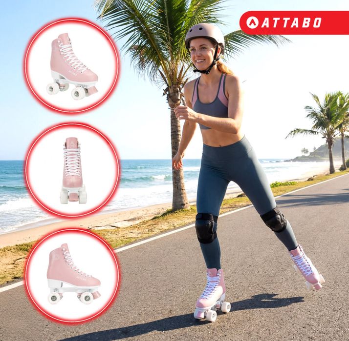 Patins de 4 rodas para jovem. Tam38