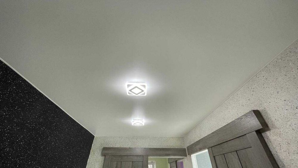 Матові натяжні стелі | тканинні натяжні стелі | сатинова натяжна стеля