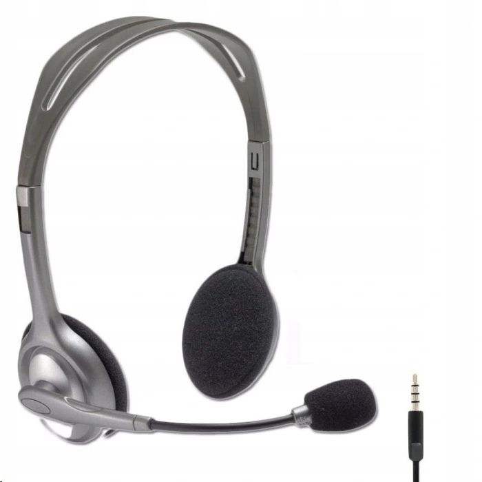 outlet słuchawki nauszne logitech h111 długość przewodu 1.8 m stereo