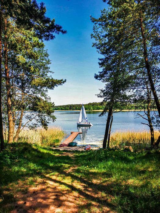 Promocja Mazury dom Bania jacuzzi nad jeziorem kajak sup jedna DOBA