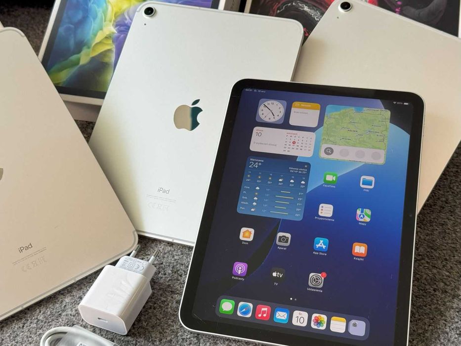 iPad 10 GEN 10.9" 64GB Silver Srebrny Wifi Cellular LTE 5G Bat100% GW