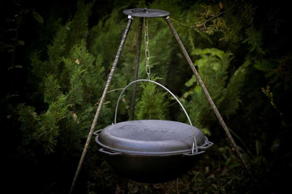 Казан чугунный , казанок / Казан чавунний з кришкою сковородою Акція!