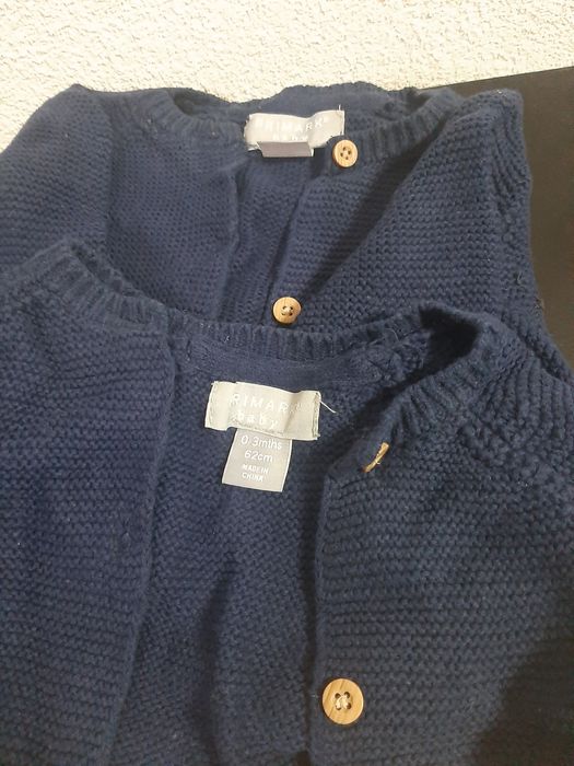 Quispos e casacos malha bebé gémeos 0-12meses