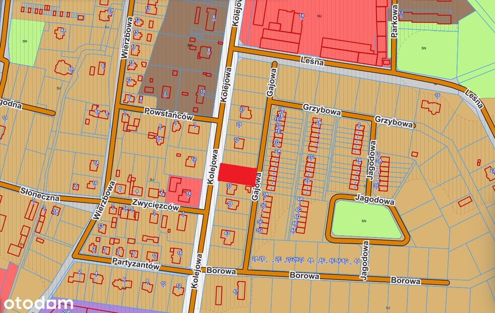 Działka 901m² | Syców | ul. Kolejowa