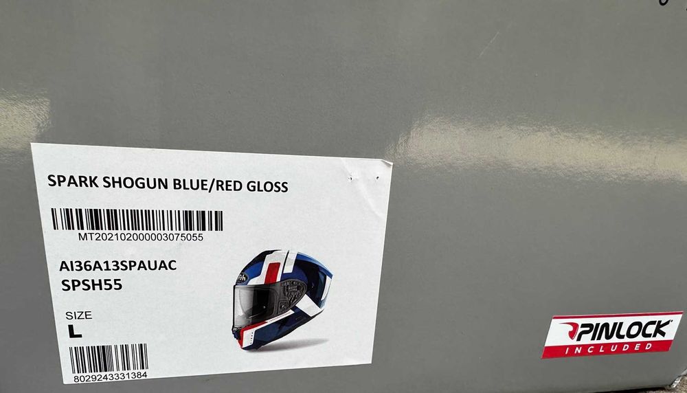 Kask Airoh Spark Shogun Blue/Red Gloss rozmiar L