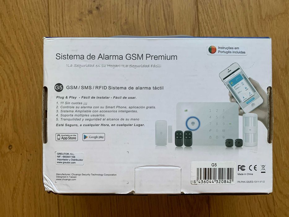 Alarme sem fios GSM Premium
