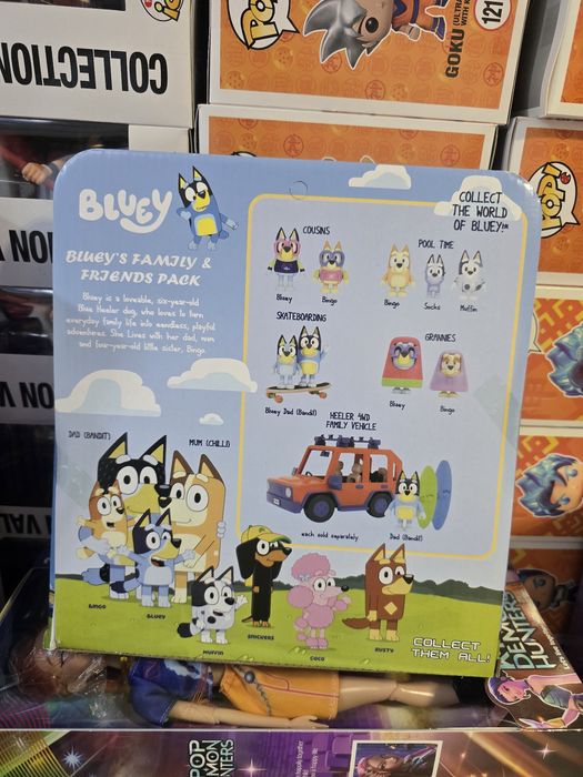 Pack bluey figuras novas em caixa