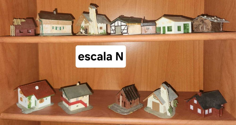 Casinhas e edificios á escala N