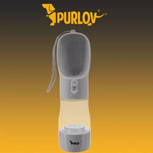 Butelka/ bidon z miską dla psa Purlov