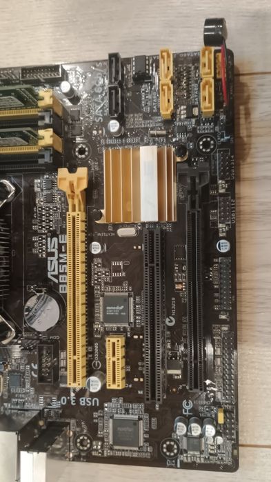 Мат.плата asus b85m-e + i5 4590+8gb ddr3