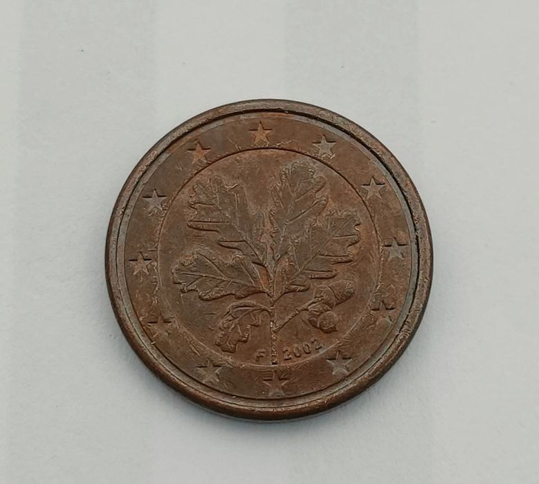 Moedas Alemãs 1 cêntimo 2002
