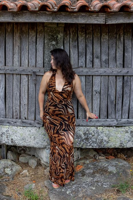 Vestido usado uma vez