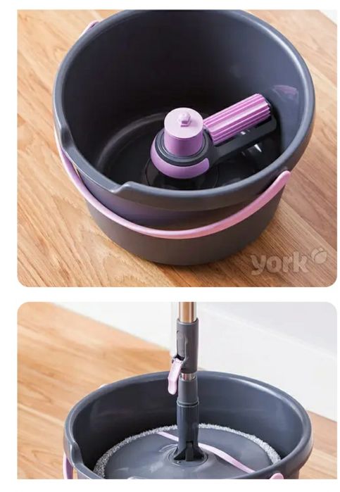 Швабра York та відро з віджимом